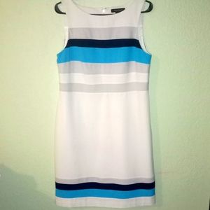 White House Black market white midi dress